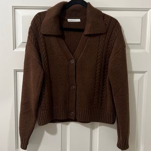 Oak + Fort Brown Collar Sweater